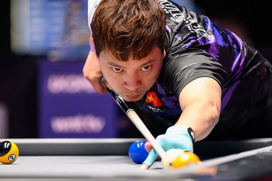 Thắng đối thủ Philippines, Dương Quốc Hoàng vào vòng 1/8 siêu giải 9 bi UK Open