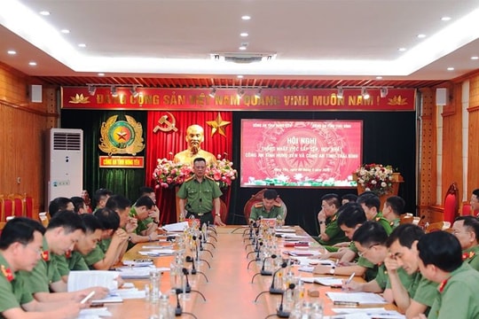 Thống nhất việc sắp xếp, hợp nhất Công an tỉnh Hưng Yên và Thái Bình
