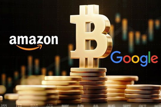 Bitcoin tăng giá sốc, vốn hóa vượt Amazon, Google