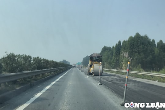 VEC lên tiếng việc thảm mặt đường cao tốc Nội Bài - Lào Cai khi trời mưa