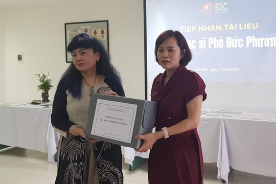 Tiếp nhận nhiều tư liệu âm nhạc của cố nhạc sĩ Phó Đức Phương