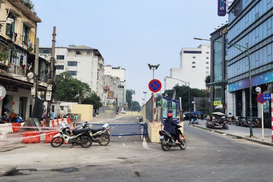 Điều chỉnh lộ trình xe buýt khi thi công đường sắt Nhổn - ga Hà Nội