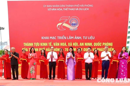 Hải Phòng: Triển lãm ảnh 70 năm xây dựng và phát triển