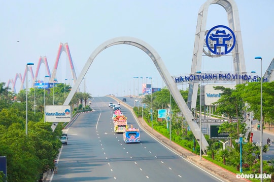 Hà Nội: Tổ chức lại giao thông trên cầu Nhật Tân đến hết tháng 9/2025