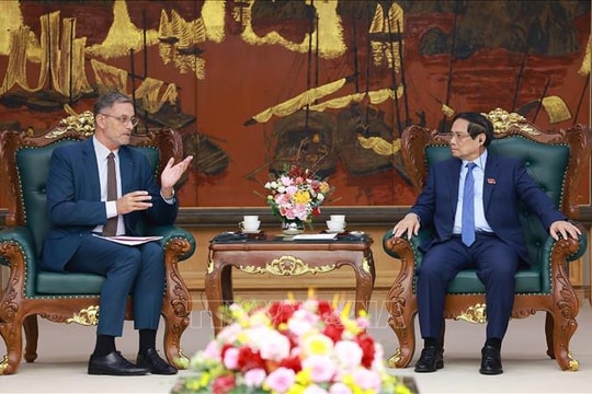 Thủ tướng Phạm Minh Chính tiếp Đại sứ Cộng hòa Pháp tại Việt Nam