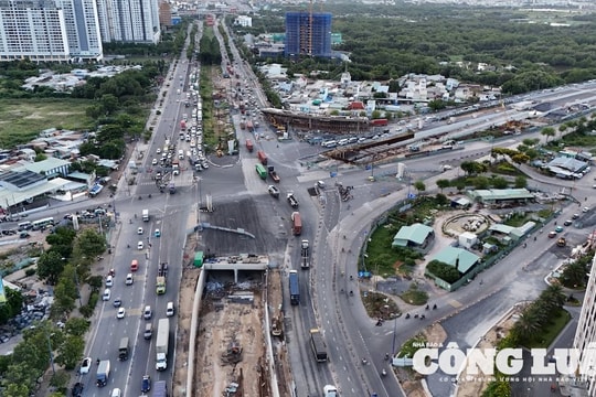 Ngắm hầm chui nút giao 3.400 tỷ đồng ở TP HCM sẽ thông xe vào tháng 6