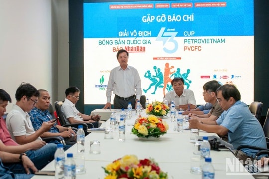 Sẵn sàng cho Giải vô địch Bóng bàn quốc gia Báo Nhân Dân lần thứ 43 với quy mô kỷ lục