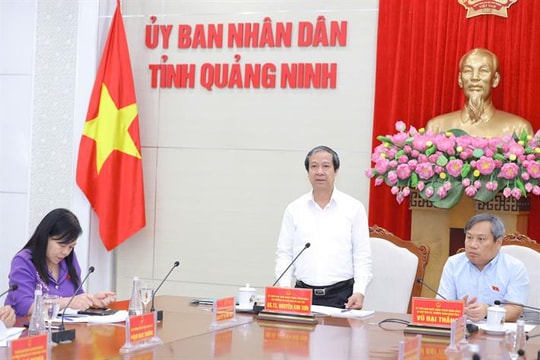 Quảng Ninh kiến nghị Bộ GD&ĐT nhiều vấn đề nóng trong quản lý giáo dục