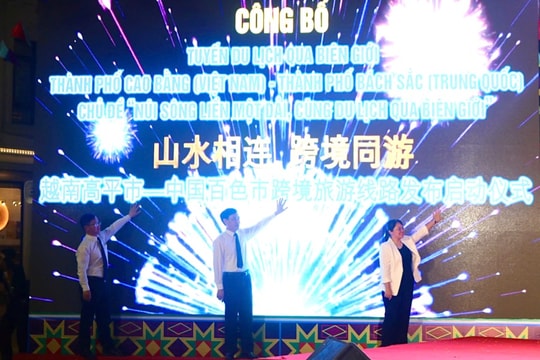 Khai trương tuyến du lịch Cao Bằng - Bách Sắc