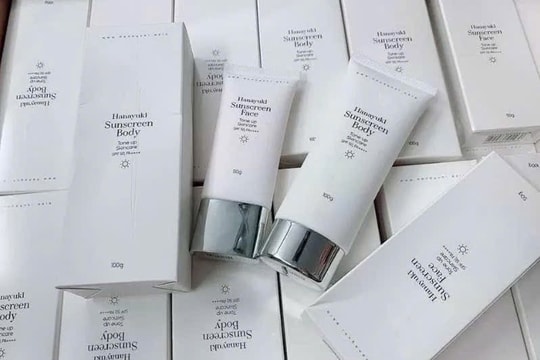 Bộ Y tế thu hồi sản phẩm mỹ phẩm Hanayuki Sunscreen Body