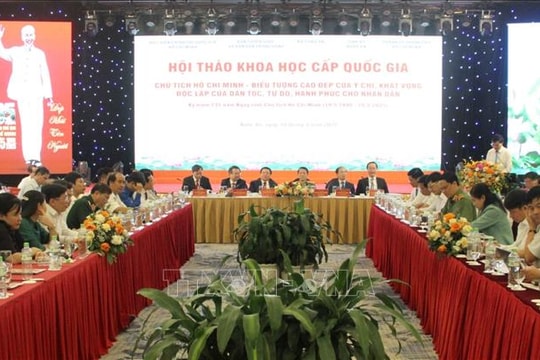 Chủ tịch Hồ Chí Minh - Biểu tượng cao đẹp của ý chí, khát vọng độc lập của dân tộc, tự do, hạnh phúc cho nhân dân