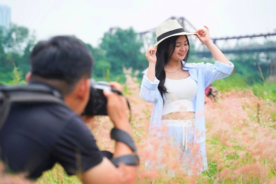 Check-in bãi cỏ hồng giữa Hà Nội: Miễn phí, đẹp như tranh vẽ