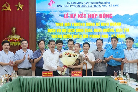 Phong Nha – Kẻ Bàng thúc đẩy phát triển du lịch sinh thái gắn với bảo tồn rừng