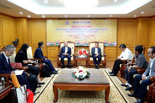 Tăng cường hợp tác báo chí, vun đắp tình hữu nghị Việt Nam-Trung Quốc