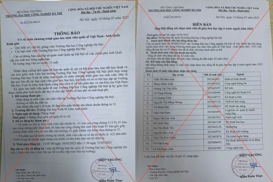 Trường Đại học Công Nghiệp Hà Nội cảnh báo về lừa đảo tuyển sinh, du học giả