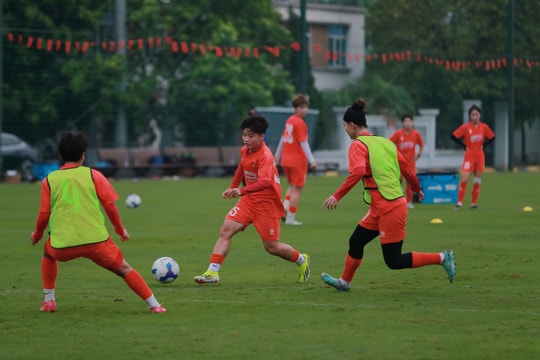 Đội tuyển nữ Việt Nam tích cực chuẩn bị cho chuyến tập huấn tại Nhật Bản