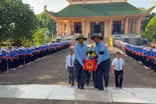 Gia Lai: Xúc động Lễ truy điệu, an táng 23 hài cốt liệt sĩ hy sinh tại Campuchia