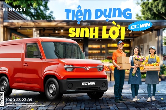 VinFast EC Van: Mẫu xe chở hàng lợi kinh tế, lợi cả môi trường