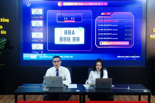 Đấu giá biển số xe trực tuyến: có minh bạch và hạn chế tiêu cực cho người dân?