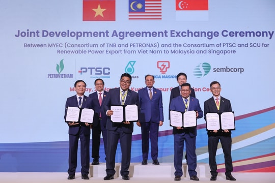 Việt Nam thỏa thuận xuất khẩu điện sạch sang Malaysia và Singapore