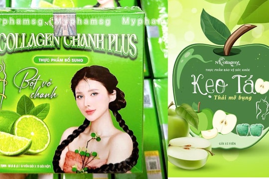 Kiểm nghiệm một số sản phẩm do 'Ngân Collagen' quảng cáo