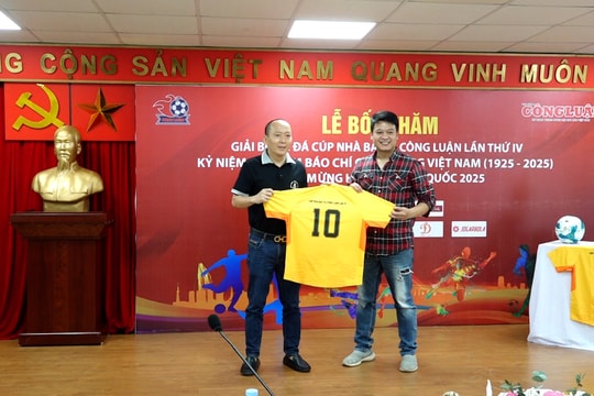 Giải bóng đá Cúp Nhà báo và Công luận lần thứ IV sẽ diễn ra vào ngày 13-14/6/2025