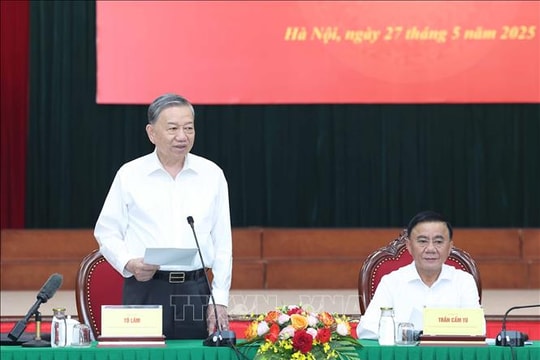 Tổng Bí thư Tô Lâm: Không phân công, bố trí giữ chức vụ cao hơn đối với cán bộ không bảo đảm tiêu chuẩn