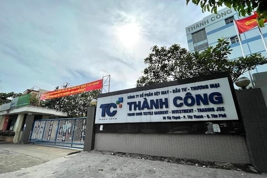 Dệt may Thành Công phát hành cổ phiếu thưởng tỷ lệ 10%, hoàn thành gần 40% kế hoạch lợi nhuận năm