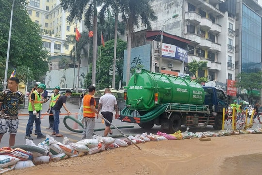 Hiện tượng bùn trào lên tại dự án metro Nhổn - ga Hà Nội đã được kiểm soát