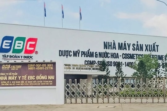 Khởi tố vụ án sản xuất kem chống nắng dấu hiệu giả tại Công ty Cổ phần Nhà máy y tế EBC Đồng Nai