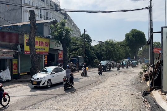 Đường 70 chậm tiến độ gây mất an toàn giao thông