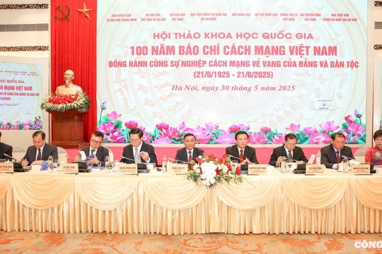 Hội thảo Kỷ niệm 100 năm Báo chí Cách mạng Việt Nam: Tự hào quá khứ, vững vàng tương lai