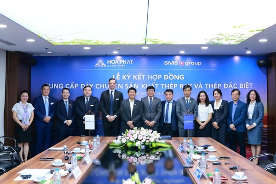 Hòa Phát trở thành doanh nghiệp duy nhất ở Đông Nam Á sản xuất ray tàu cao tốc