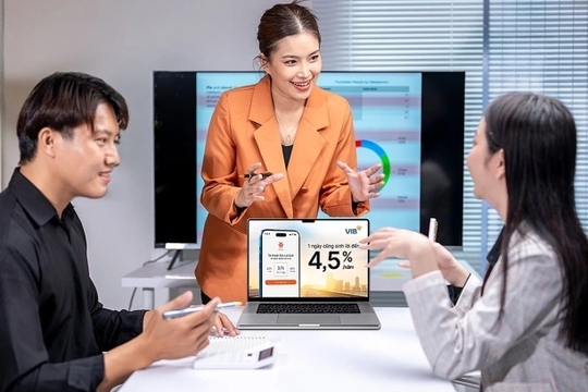 VIB ra mắt tài khoản Siêu lợi suất dành cho doanh nghiệp