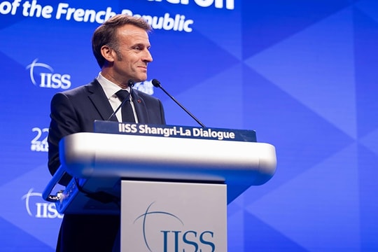 Đối thoại Shangri-La: Tổng thống Pháp kêu gọi ngăn chặn sự tan rã của trật tự toàn cầu