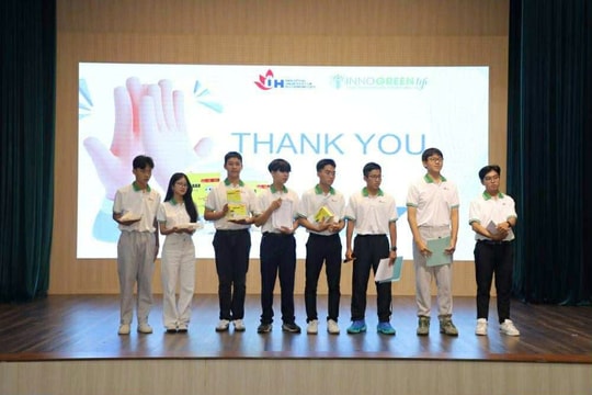 Nhóm học sinh THPT TP.HCM xuất sắc đoạt giải Nhì cuộc thi Innogreenlife 2024