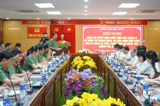 Triển khai kiểm toán tại Công an 9 tỉnh, thành phố