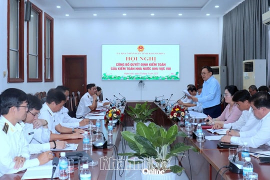 Công bố Quyết định kiểm toán ngân sách địa phương năm 2024 của tỉnh Khánh Hòa