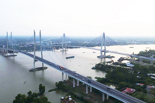 Cầu Mỹ Thuận hạn chế phương tiện trong một tháng để sửa chữa