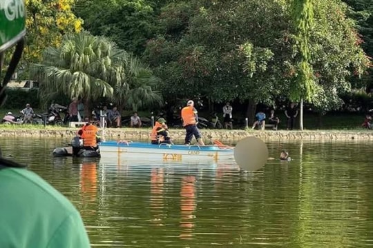Người đàn ông tử vong sau khi rơi xuống hồ điều hòa ở Hà Nội