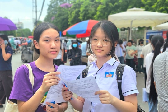 Thí sinh Thanh Hoá "dễ thở" với đề thi Ngữ văn Kỳ thi tuyển sinh lớp 10 THPT