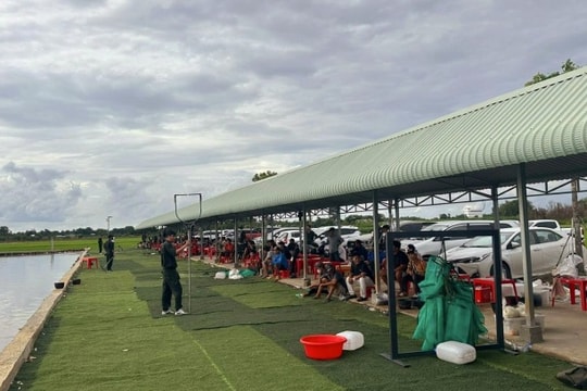 Khám xét đột ngột hồ câu giải trí, bắt giữ hàng trăm đối tượng cờ bạc