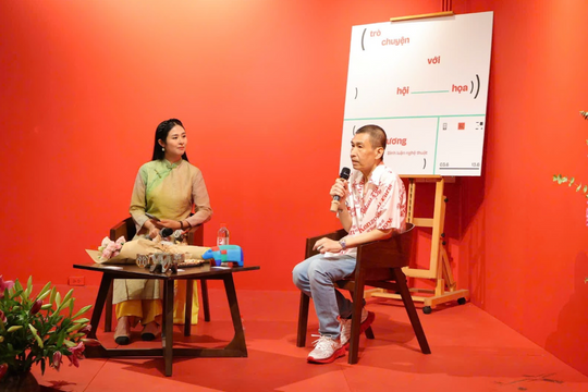 Họa sĩ Lê Thiết Cương ra mắt sách 'Trò chuyện với hội hoạ'