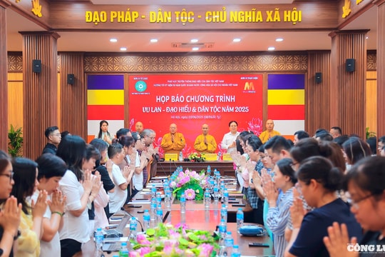 Chương trình 'Vu Lan – Đạo hiếu & Dân tộc năm 2025' chính thức khởi động