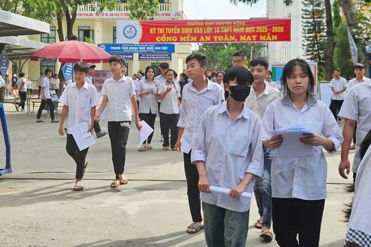 Bắc Giang: Hơn 98% thí sinh tham gia thi trong ngày đầu thi vào lớp 10 THPT