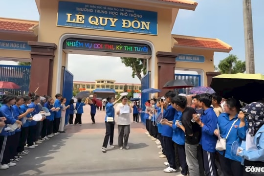 Đề thi môn Toán vào lớp 10 Hải Phòng khá 'nhẹ nhàng'