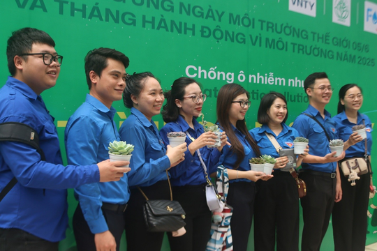 Tuổi trẻ Bộ Nông nghiệp và Môi trường hành động vì môi trường xanh