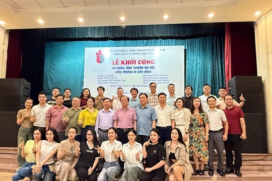 Nhà hát Tuồng Việt Nam dựng vở tuồng hiện đại ‘Dấu thiêng Hà Nội’