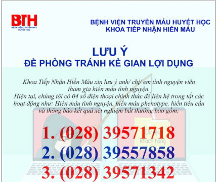 Cảnh báo chiêu trò lừa đảo mới nhắm vào người hiến máu tại TP.HCM
