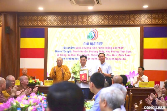 Giải báo chí Phật giáo 2024: Vinh danh các tác phẩm 'Tốt đạo - Đẹp đời'